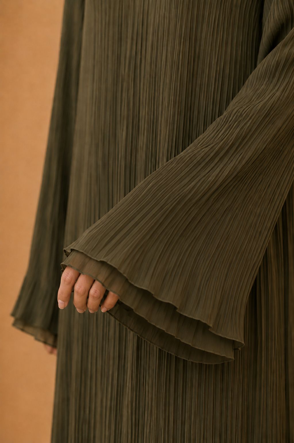 Blouse plissée asymétrique