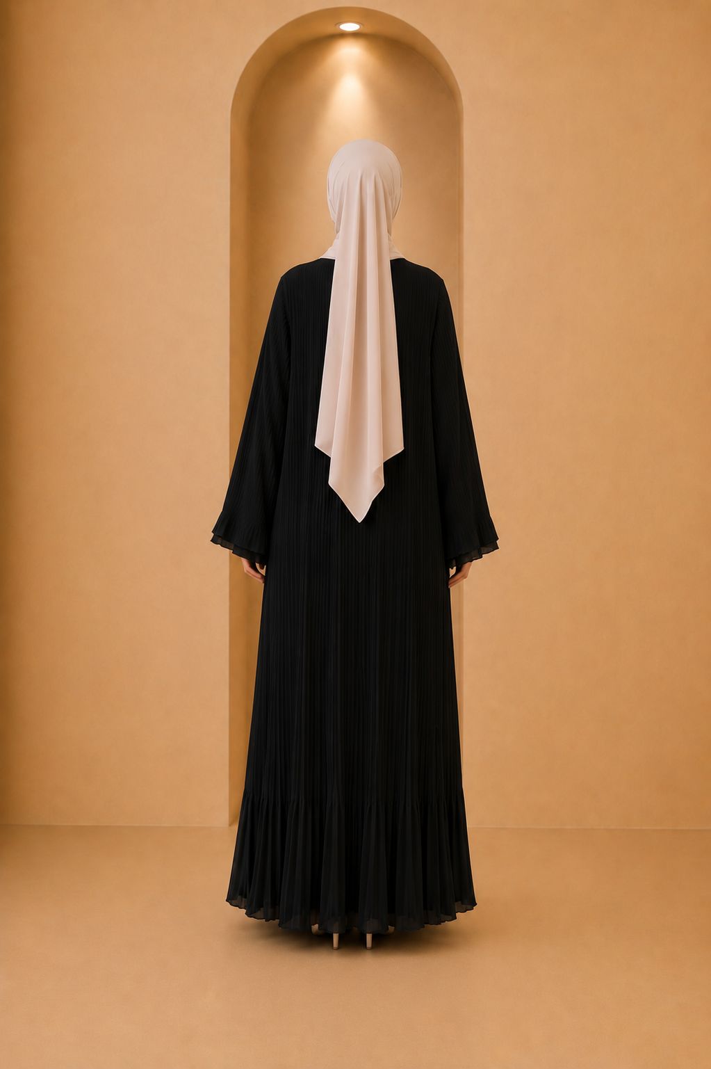 Blouse plissée asymétrique