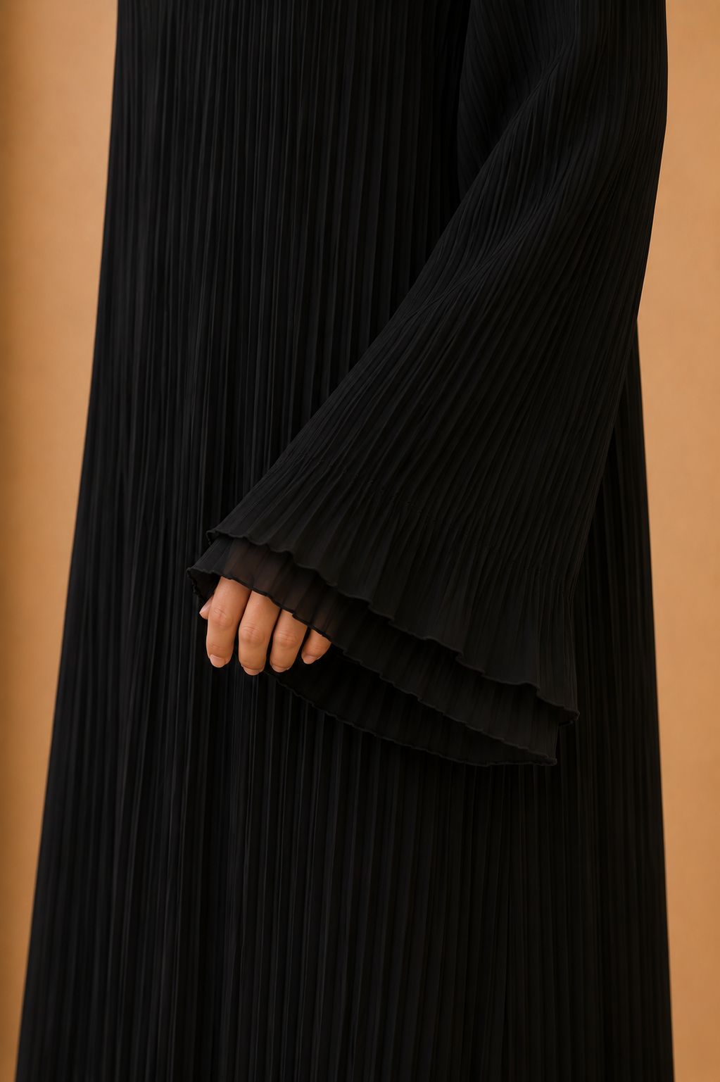 Blouse plissée asymétrique