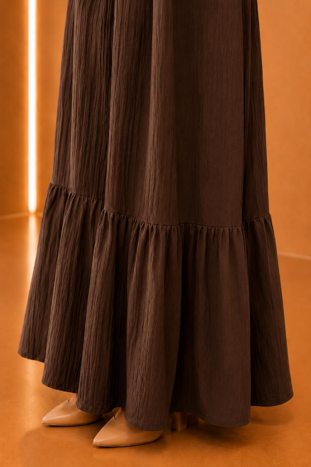 Blusas plisadas asimétricas