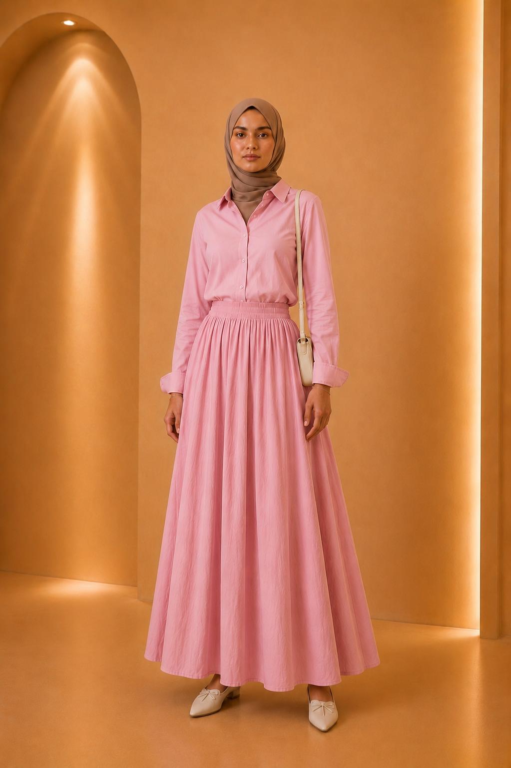 Blouse plissée asymétrique