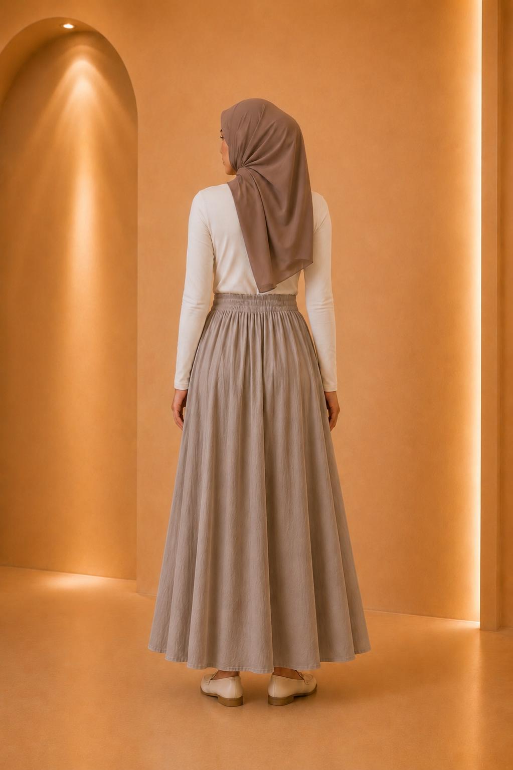Blouse plissée asymétrique