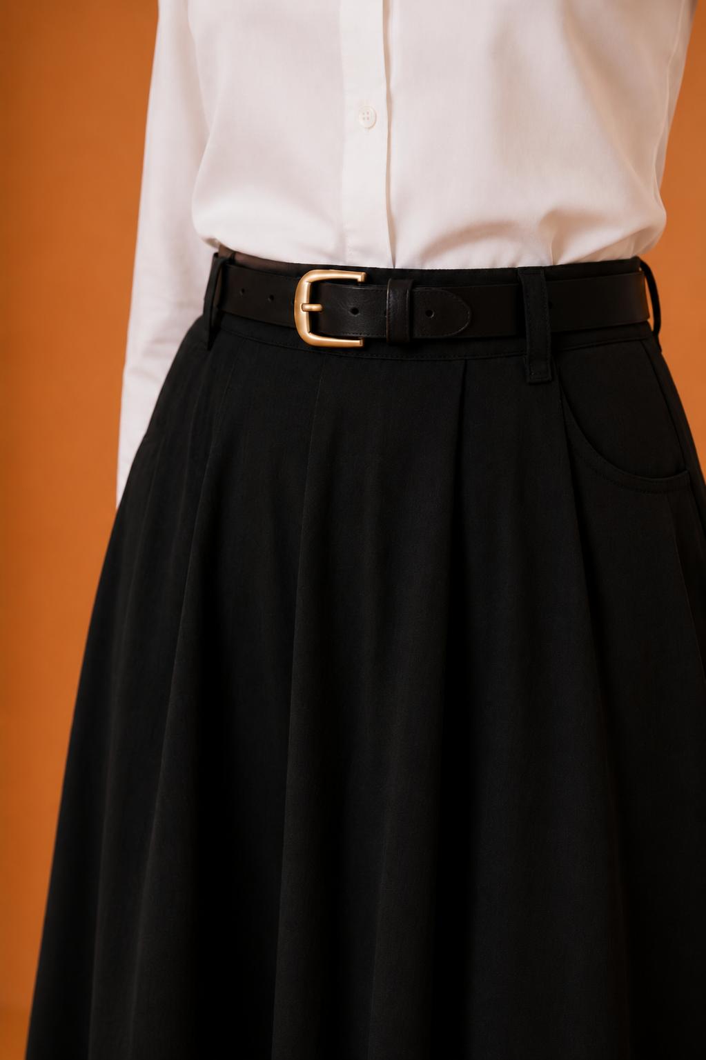 Blouse plissée asymétrique