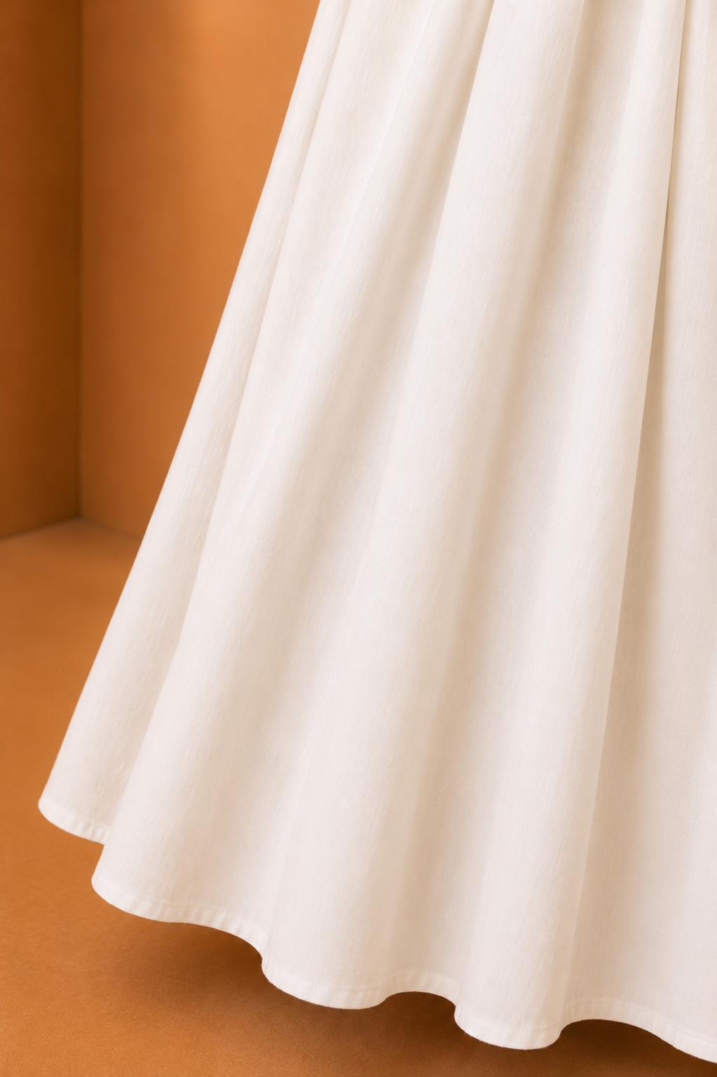 Blouse plissée asymétrique