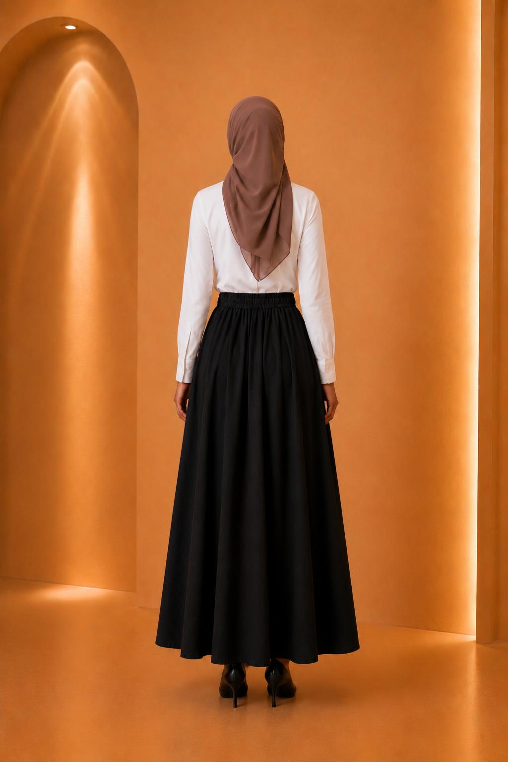 Blouse plissée asymétrique