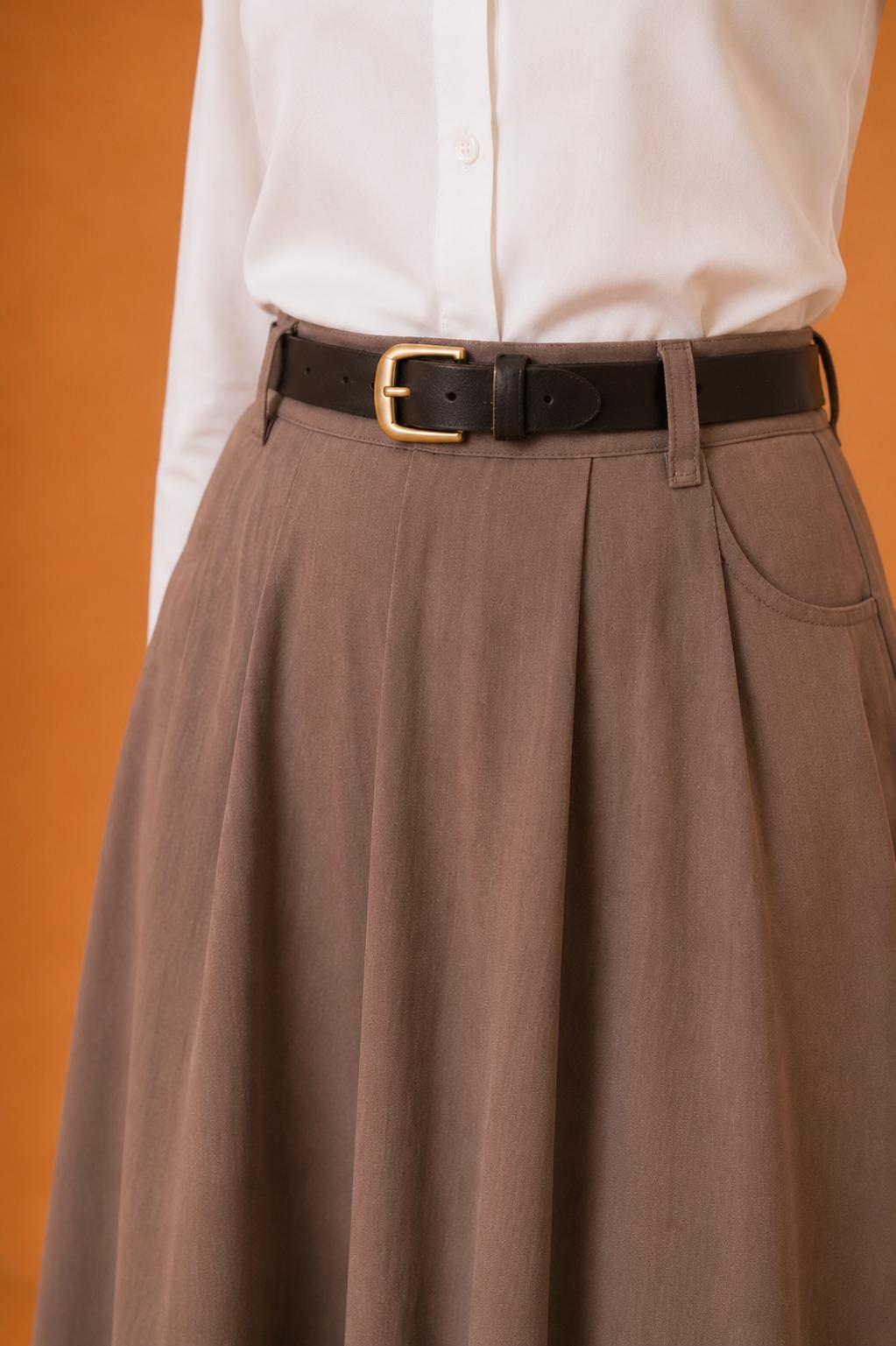 Blusas plisadas asimétricas